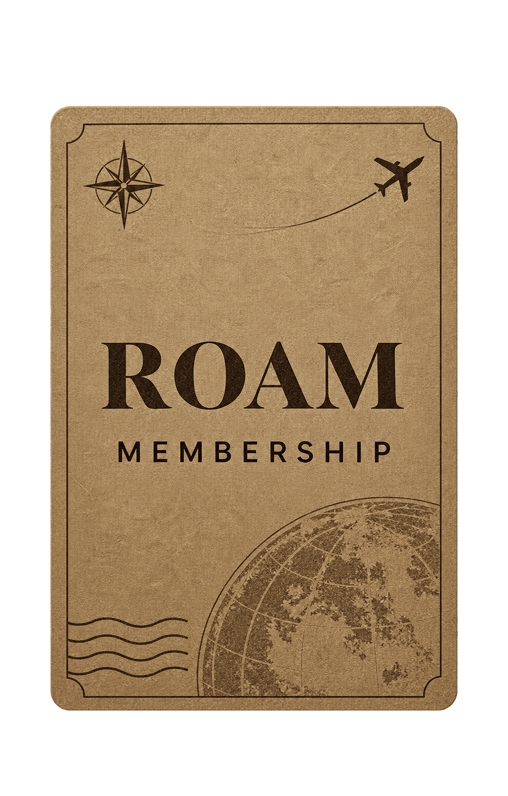 Roam membership card